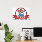 De Krusty Krab Pizza Poster (Thuiskantoor)