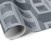 De kubieke illusie cadeaupapier (Rol Hoek)