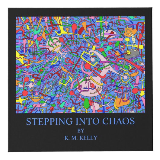 De kubus - Art Title - STEPPING IN CHAOS (Voorkant)