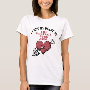 De kubus - ik verliet mijn hart bij de PeoplesCube T-shirt