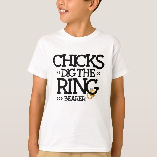 de kuikens graven het shirt van de ringer drager g (Voorkant)