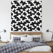 De kuilen canvas afdruk (Insitu (Slaapkamer))