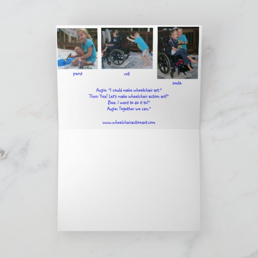 De Kunst Grote Notecards van de Actie van de Kaart (Binnen)