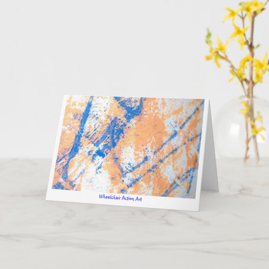 De Kunst Grote Notecards van de Actie van de Kaart (Gele Bloem)