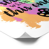 De kunst is sterk met deze ene - artistieke quote poster (Hoek)