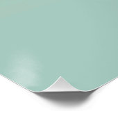 De kunst onder het blauw perfect poster (Hoek)