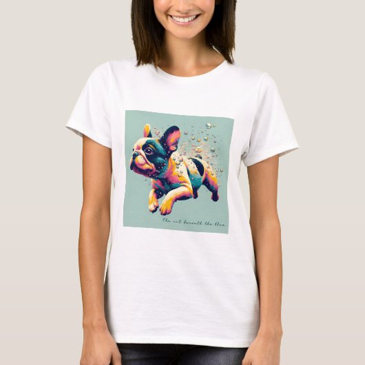 De kunst onder het blauw t-shirt (Voorkant)