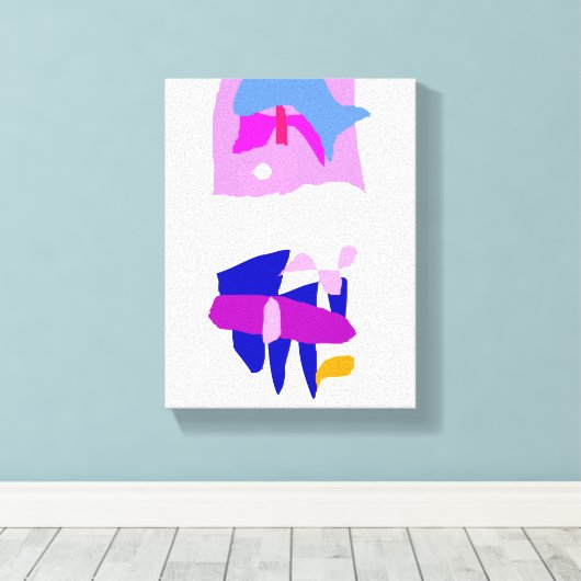 De kunst opslaan canvas afdruk (Insitu (Houten vloer))