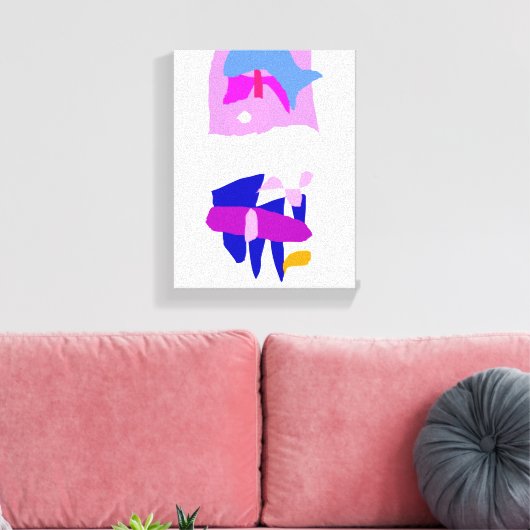 De kunst opslaan canvas afdruk (Insitu (Woonkamer))