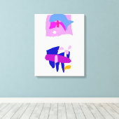 De kunst opslaan canvas afdruk (Insitu (Houten vloer))