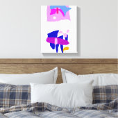 De kunst opslaan canvas afdruk (Insitu (Slaapkamer))