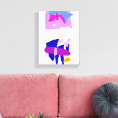 De kunst opslaan canvas afdruk (Insitu (Woonkamer))