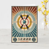 De kunst uit het atoomtijdperk van de vorige eeuw  kaart (Gele Bloem)