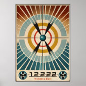 De kunst uit het atoomtijdperk van de vorige eeuw  poster (Voorkant)