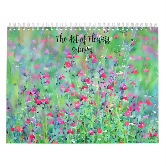 De kunst van bloemen bloemenkalender kalender (Hoes)