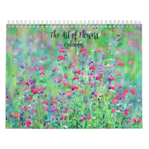 De kunst van bloemen bloemenkalender kalender