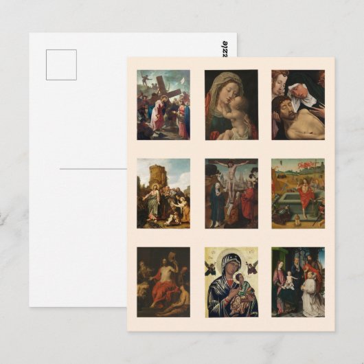 De kunst van Christus Briefkaart (Voorkant / Achterkant)