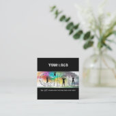 De kunst van coachingVisitekaartje Vierkante Visitekaartje (Staand voorkant)