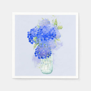 De kunst van de Bloem van Hydrengea in mooie Servet