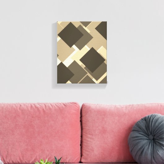 De kunst van de box Design Canvas Afdruk (Insitu (Woonkamer))