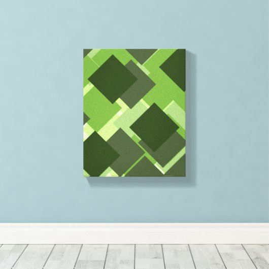 De kunst van de box Design Canvas Afdruk (Insitu (Houten vloer))