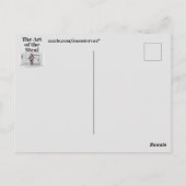 De Kunst van de Diefstal Trump Postkaart (Achterkant)