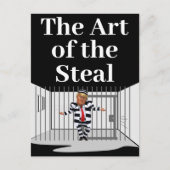 De Kunst van de Diefstal Trump Postkaart (Voorkant)