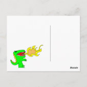 De Kunst van de dinosaurus of van de Draak door Briefkaart (Achterkant)