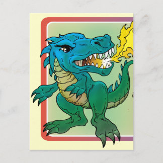 De Kunst van de draak door weinig t dat door Scott Briefkaart