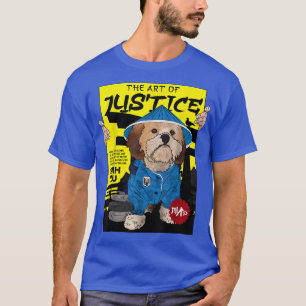 De kunst van de gerechtigheid van Shih Tzu Ukraine T-shirt