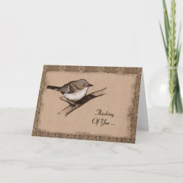 De Kunst van de houtskool: Kleine Vogel: Schors: Kaart
