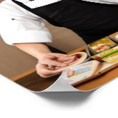 De kunst van de Japanse sushi Making Mastercraftsm Poster (Hoek)