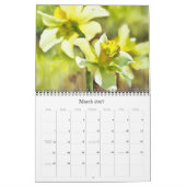 De kunst van de lente bloemen kalender (Mar 2027)