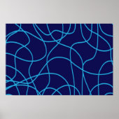 De Kunst van de lijn in het Contrasting Onduidelij Poster (Voorkant)