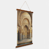De kunst van de Marokkaanse architectuur Zellige - Hangend Wandkleed (Gebogen)