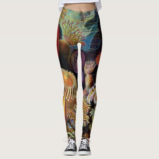 De kunst van de Natuur door Ernst Haeckel Leggings (Voorkant)