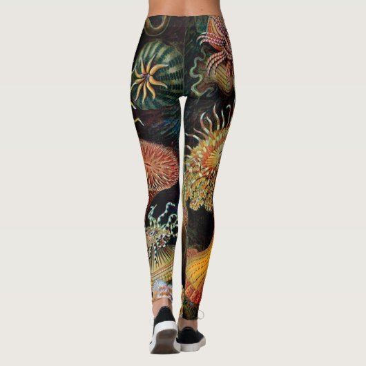 De kunst van de Natuur door Ernst Haeckel Leggings (Achterkant)