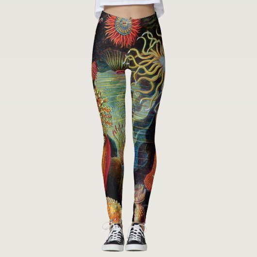 De kunst van de Natuur door Ernst Haeckel Leggings (Voorkant)