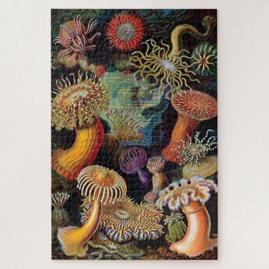 De kunst van de Natuur door Ernst Haeckel Legpuzzel (Verticaal)