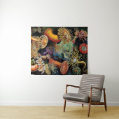 de kunst van de Natuur door Ernst Haeckel Wandkleed (In Situ (horizontaal))