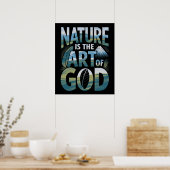 De kunst van de natuur – Goddelijke schepping in e Poster (Keuken)