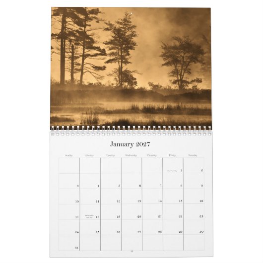 De kunst van de Natuur Kalender (Jan 2027)