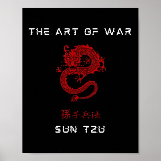 De kunst van de oorlog Sun Tzu Traditionele Chines Poster (Voorkant)