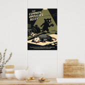 De Kunst van de Opossum Bluff Retro Poster (Keuken)