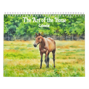 De kunst van de paardenkalender kalender