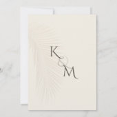 De  Kunst van de Palm sparen de Uitnodiging van de (Achterkant)