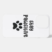 De kunst van de positieve hond | Motivatie prijsop iPhone Hoesje (Achterkant horizontaal)