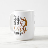 De kunst van de positieve hond | Motivatie prijsop Koffiemok (Voorkant links)