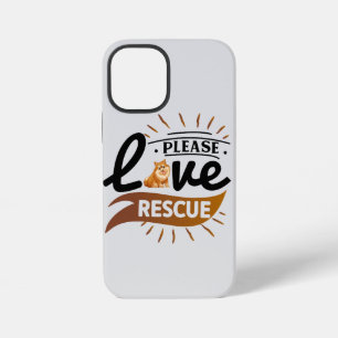 De Kunst van de Positieve Hond Motiverende Spreu iPhone 12 Mini Hoesje