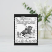 De kunst van de Riding Briefkaart (Staand voorkant)